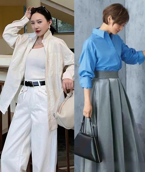奔四年纪的职场女士,初夏小西装与衬衫是标配,搭配好了时尚高级